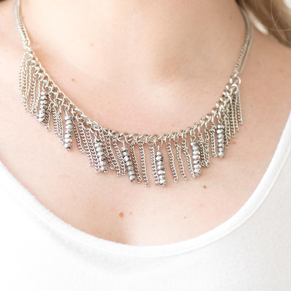 Metro Jungle ~ Silver Necklace