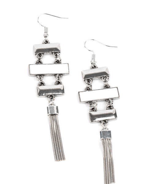 Mind, Body, and SEOUL ~ White Earrings