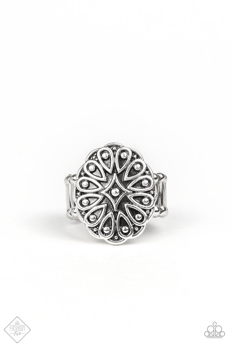 Modern Mandala ~ Silver Ring