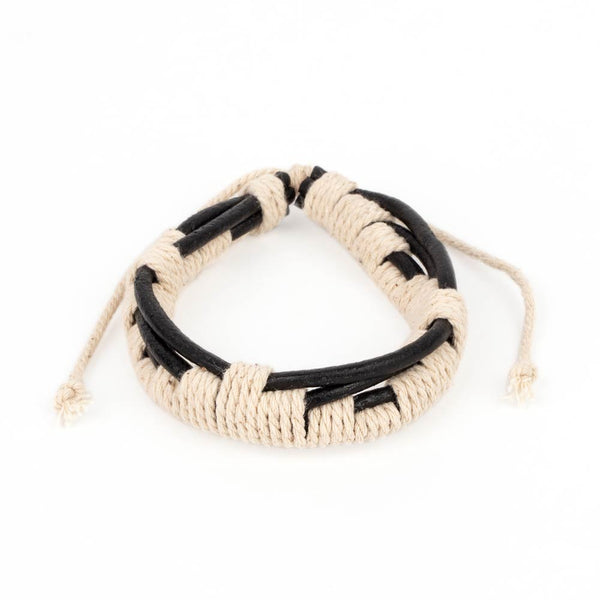 Nautical Distance ~ Black Bracelet