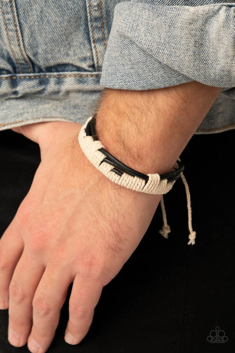 Nautical Distance ~ Black Bracelet