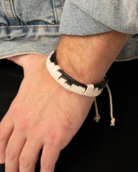 Nautical Distance ~ Black Bracelet