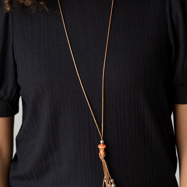 Ocean Child ~ Orange Necklace