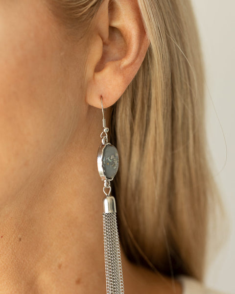 Oceanic Opalescence ~ Silver Earrings