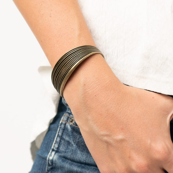 Off The Cuff Couture ~ Brass Bracelet
