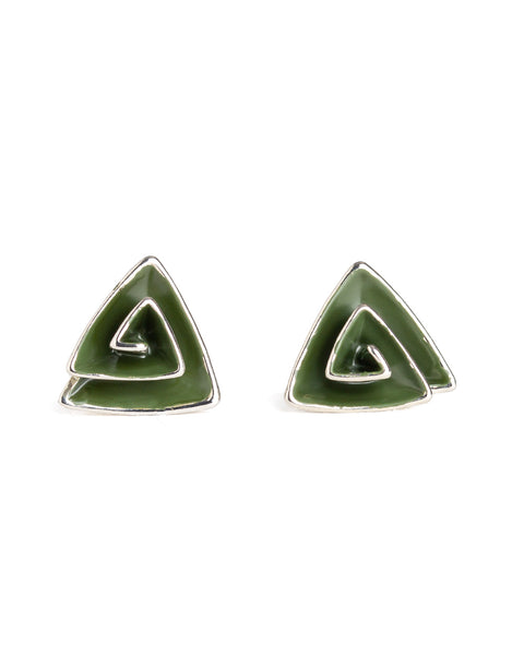 On Blast ~ Green Earrings