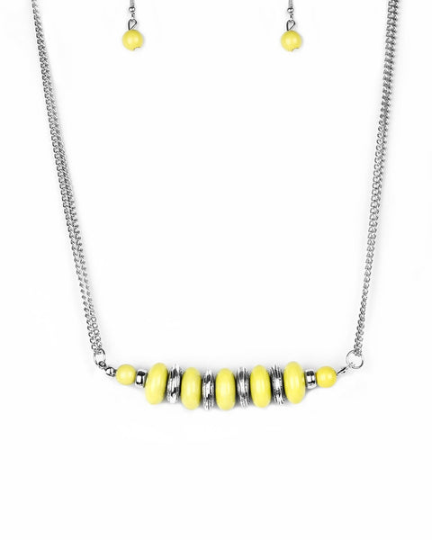 On Mountain Time ~ Yellow Necklace