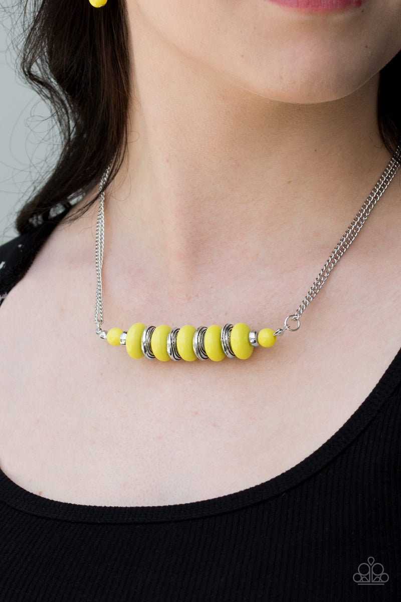 On Mountain Time ~ Yellow Necklace