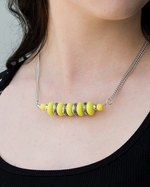 On Mountain Time ~ Yellow Necklace
