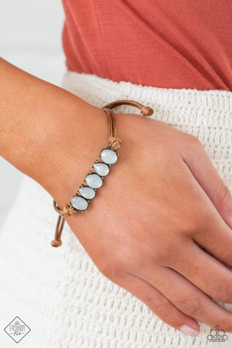Opal Paradise ~ Brass Bracelet
