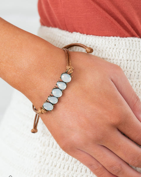 Opal Paradise ~ Brass Bracelet