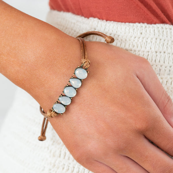Opal Paradise ~ Brass Bracelet