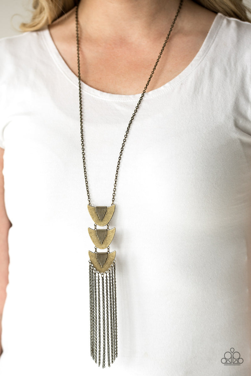 Paradise Prowess ~ Brass Necklace
