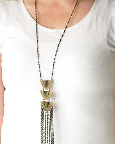 Paradise Prowess ~ Brass Necklace