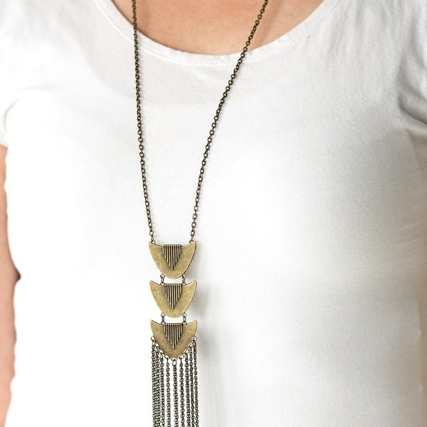 Paradise Prowess ~ Brass Necklace