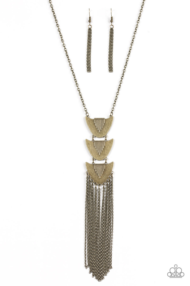 Paradise Prowess ~ Brass Necklace