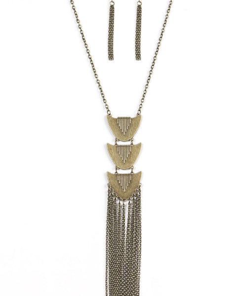 Paradise Prowess ~ Brass Necklace