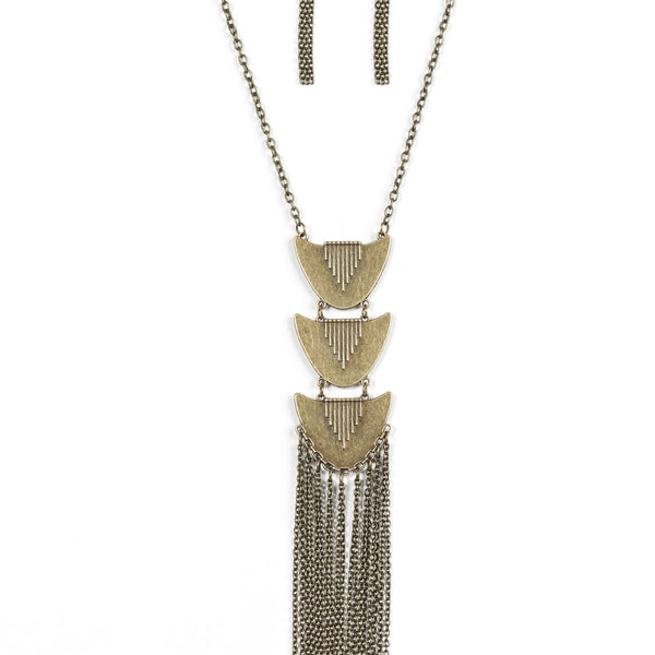 Paradise Prowess ~ Brass Necklace