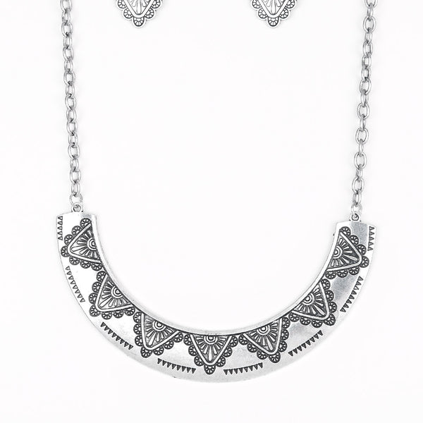 Persian Pharaoh ~ Silver Necklace