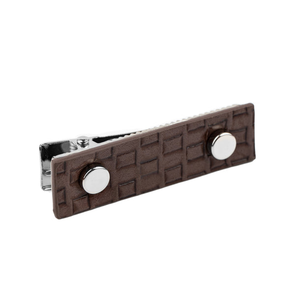Pleasantly Patterned ~ Brown Hair Clip