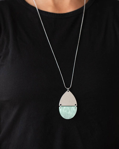 Rainbow Shores ~ Blue Necklace