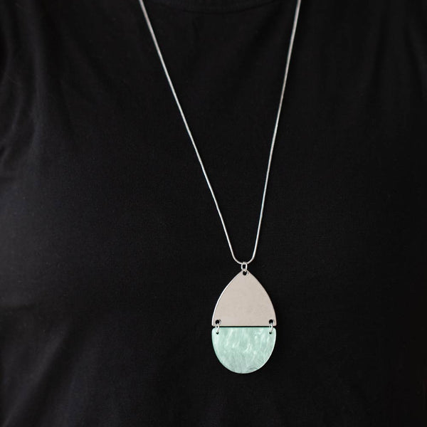 Rainbow Shores ~ Blue Necklace