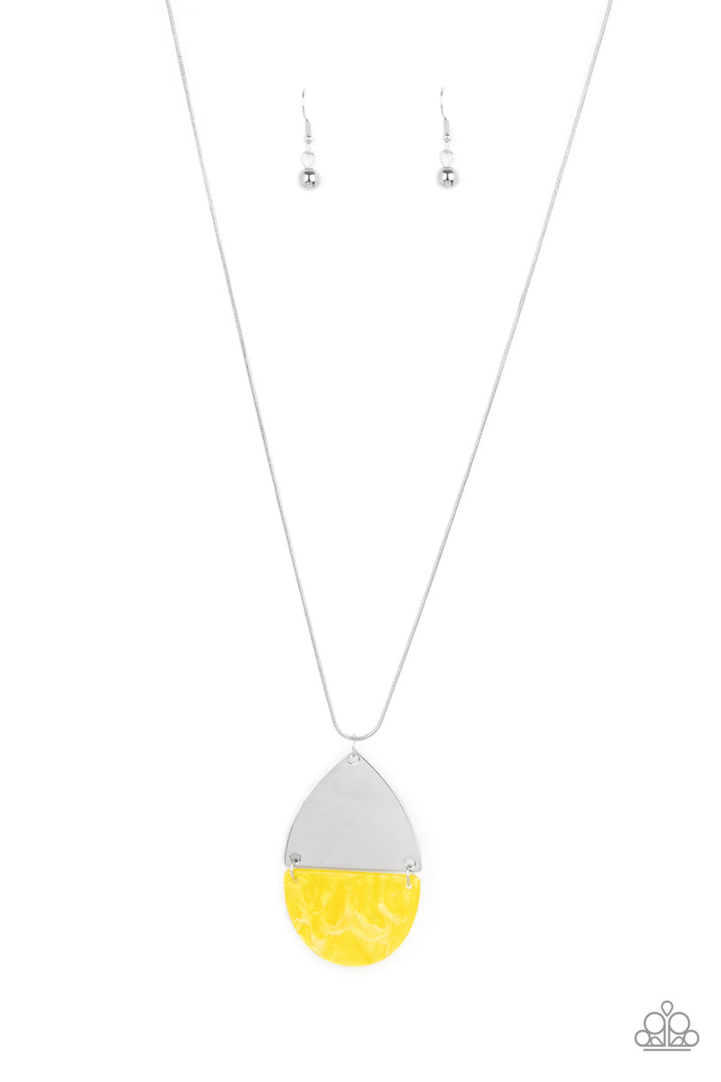 Rainbow Shores ~ Yellow Necklace