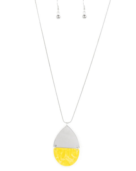 Rainbow Shores ~ Yellow Necklace