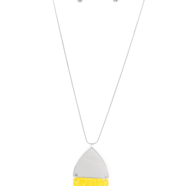 Rainbow Shores ~ Yellow Necklace