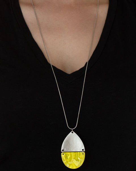 Rainbow Shores ~ Yellow Necklace