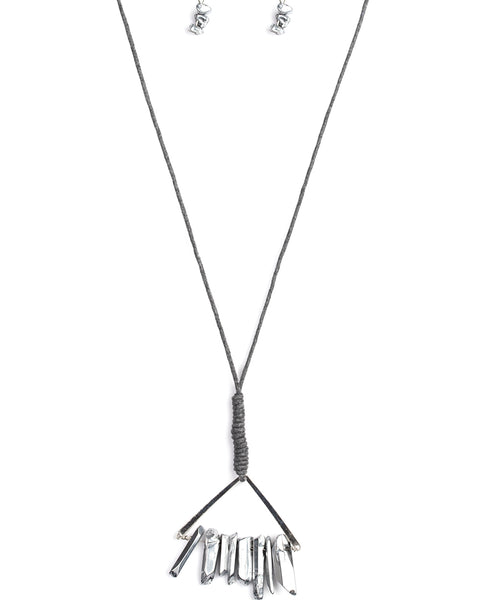 Raw Talent ~ Silver Necklace