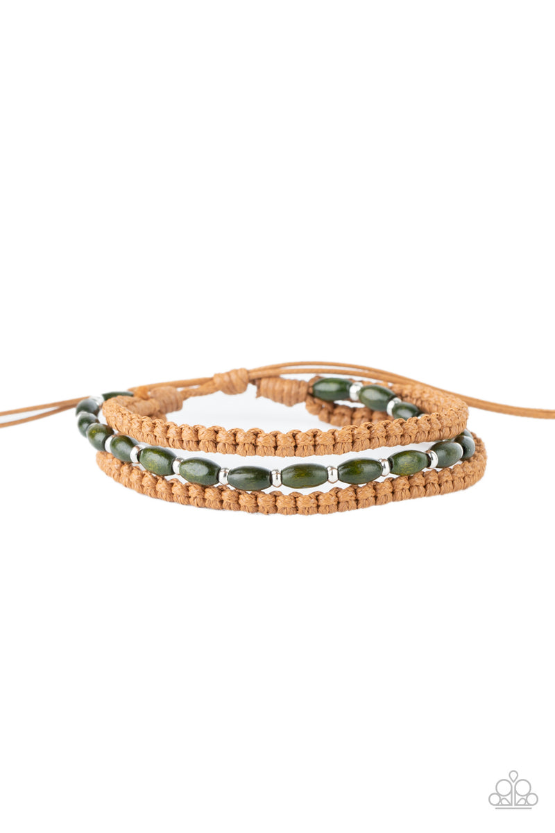 Refreshingly Rural ~ Green Bracelet