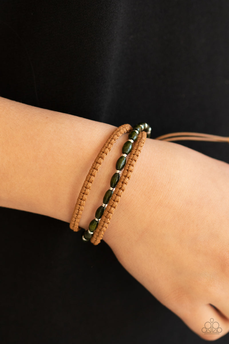 Refreshingly Rural ~ Green Bracelet