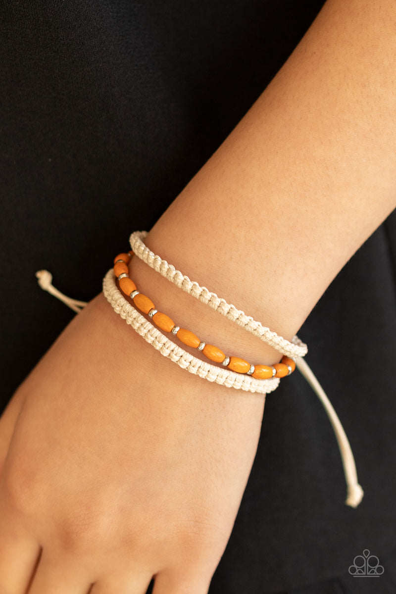 Refreshingly Rural ~ Orange Bracelet