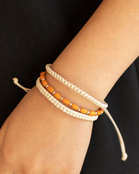 Refreshingly Rural ~ Orange Bracelet