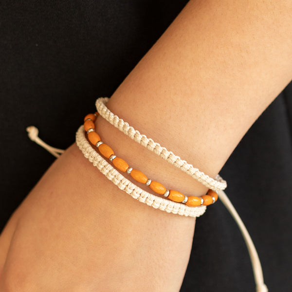 Refreshingly Rural ~ Orange Bracelet