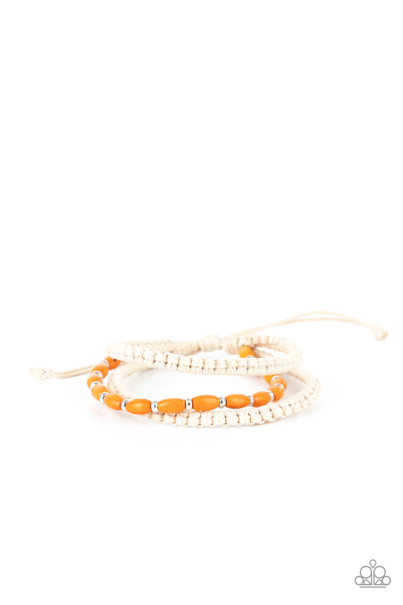 Refreshingly Rural ~ Orange Bracelet