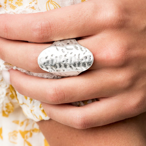Revamped Ripple ~ Silver Ring