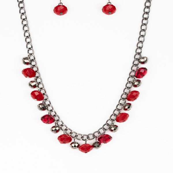 Runway Rebel ~ Red Necklace