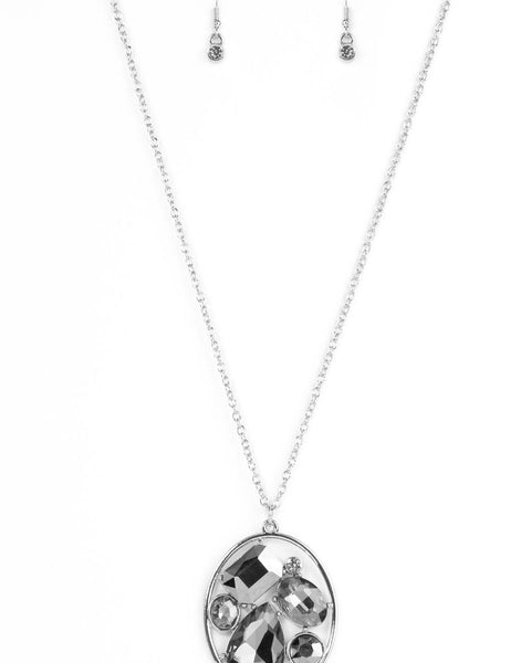Scandalously Scattered ~ Silver Necklace