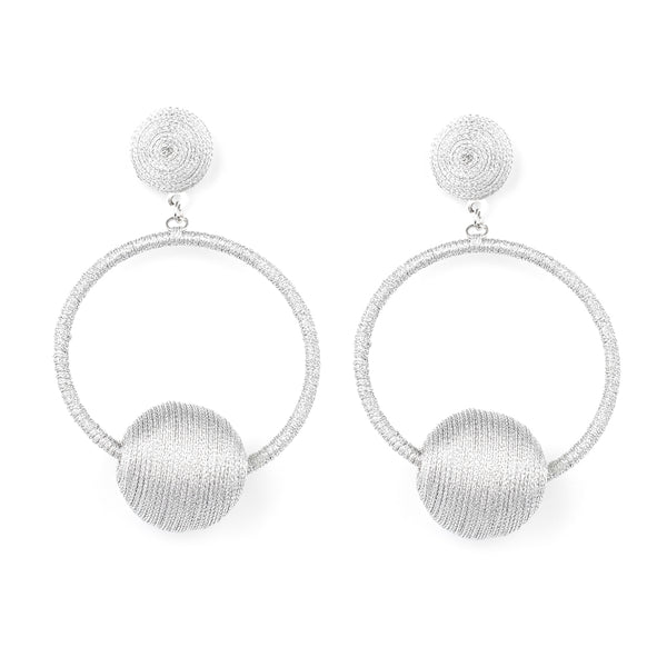 Social Sphere ~ Silver Earrings