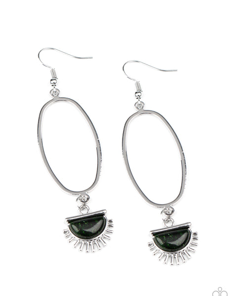 Sol Purpose ~ Green Earrings
