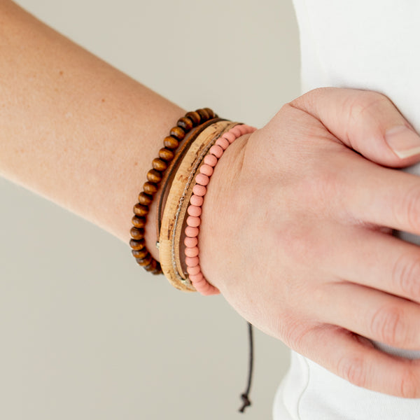 STACK To Basics ~ Pink Bracelet