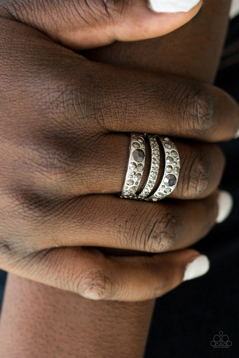 Stacks On Stacks On Stacks ~ Silver Ring