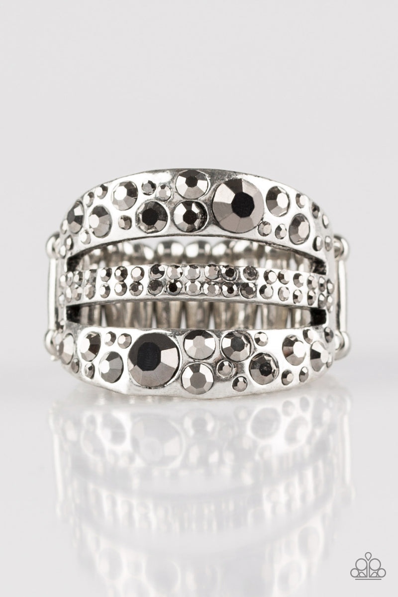 Stacks On Stacks On Stacks ~ Silver Ring