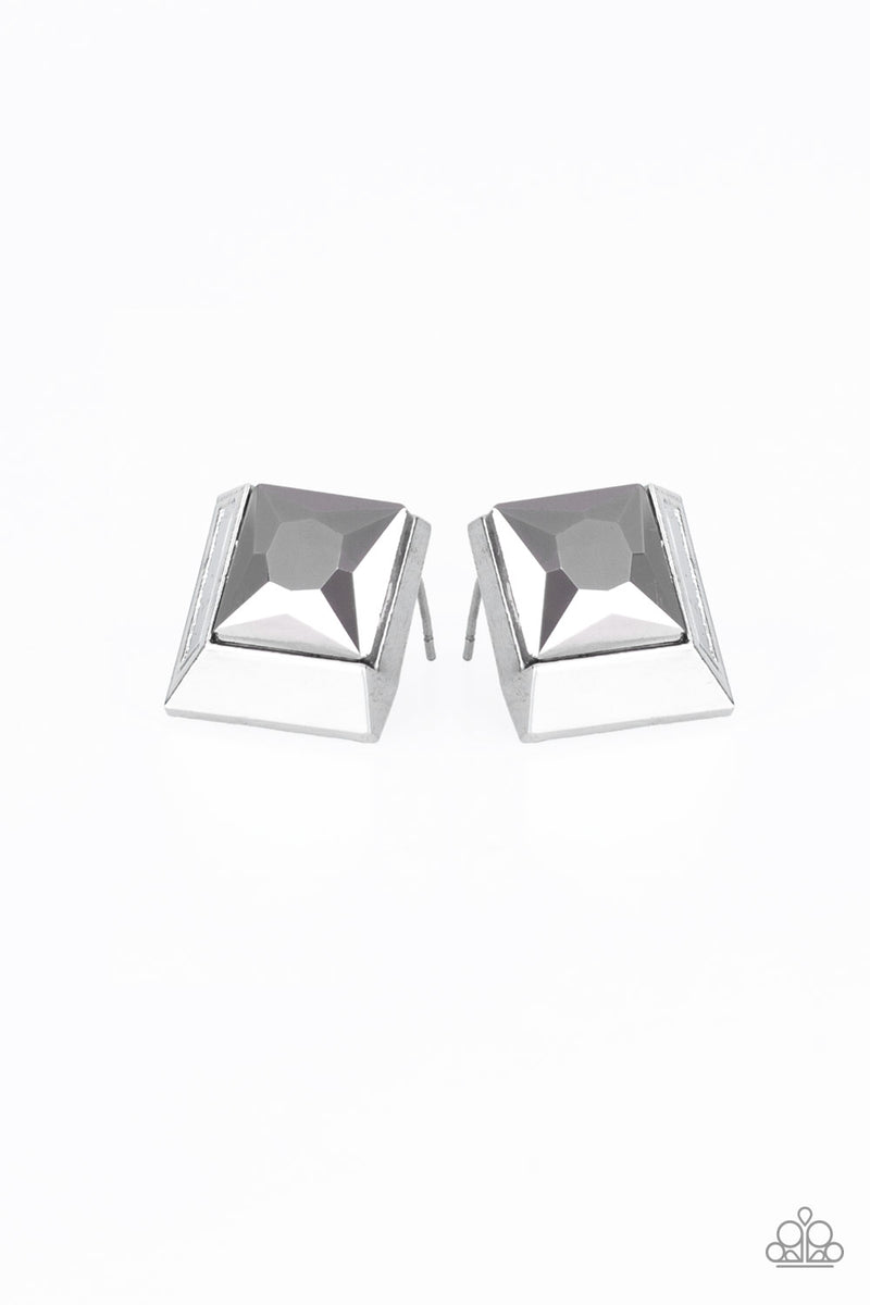 Stellar Square ~ Silver Earrings