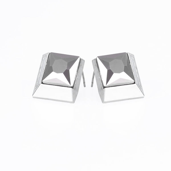 Stellar Square ~ Silver Earrings