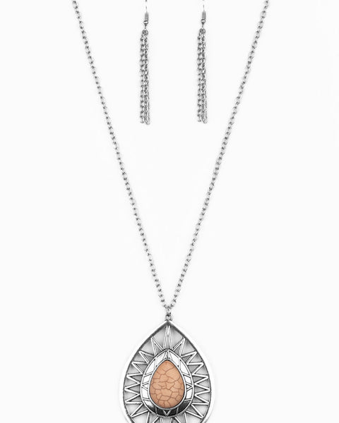 Summer Sunbeam ~ Brown Necklace