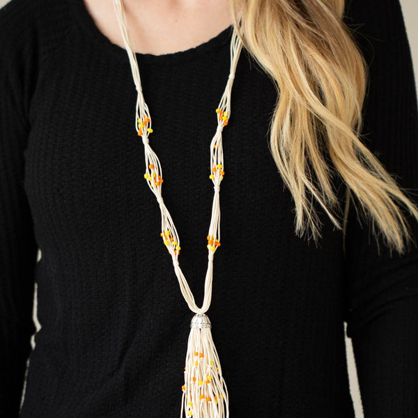 Summery Sensations ~ Orange Necklace