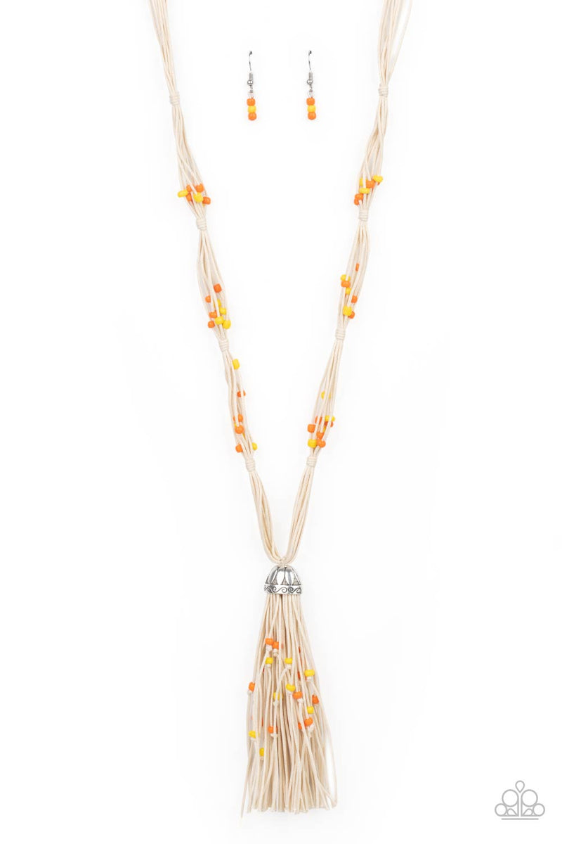Summery Sensations ~ Orange Necklace